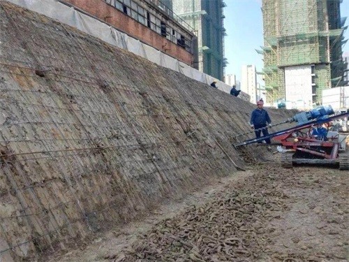 谷城建筑边坡支护
